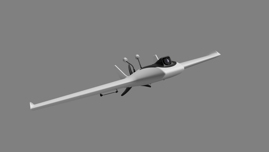 RAVEN - 3D Printed Delta Wing Aircraft by Yantr