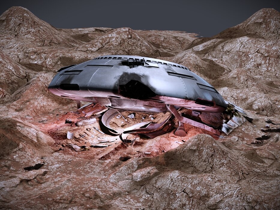 Crashed UFO
