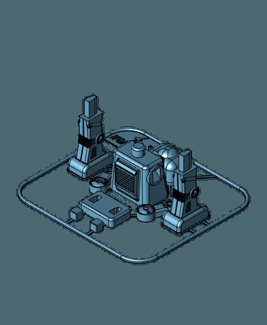 3DWB Retro Robot - Source File