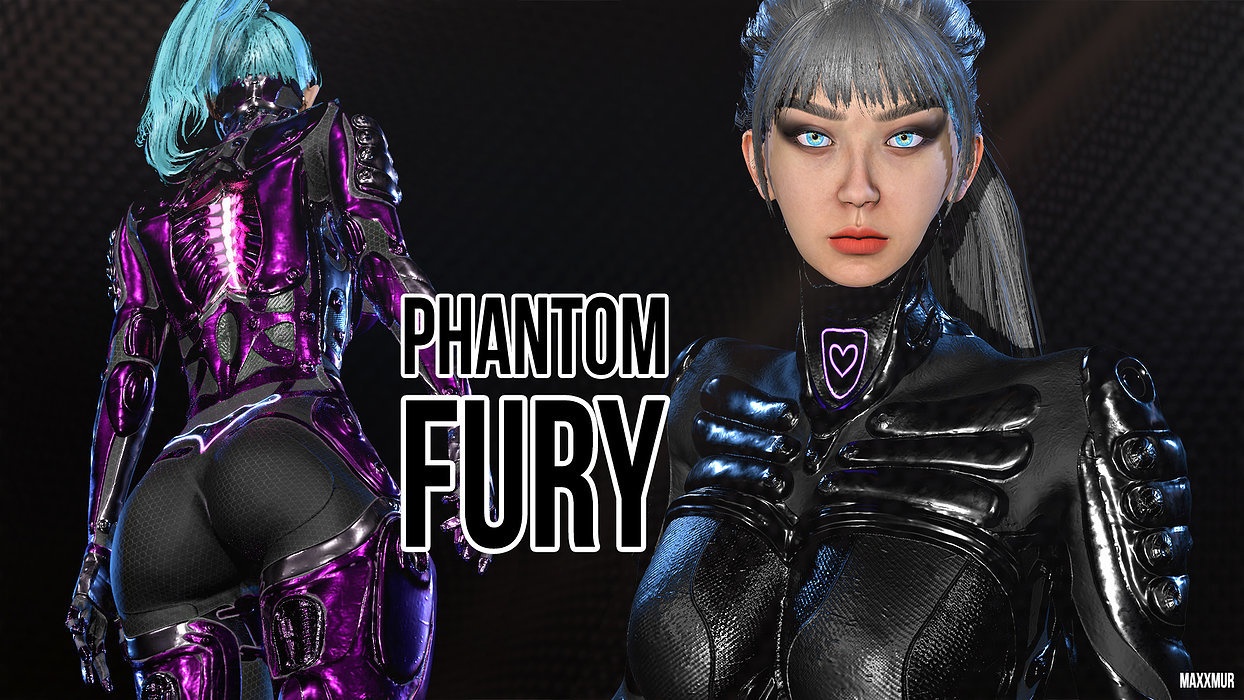 PHANTOM FURY LOW-POLY Game Ready 3D model
