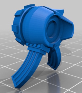 HEAVY PHOSPHOR GATLING BLASTER FOR MARTIAN ROBOTS