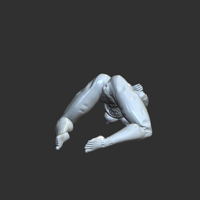 Thicc Android Girl Cyberpunk Erotic Figure STL