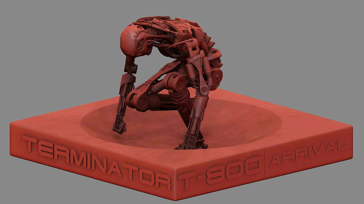 Terminator T800 T2 Arrival