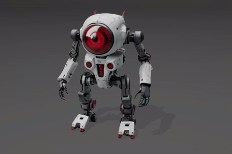 DIB OMNI BOT STL OBJ GLB FOR 3D PRINTER