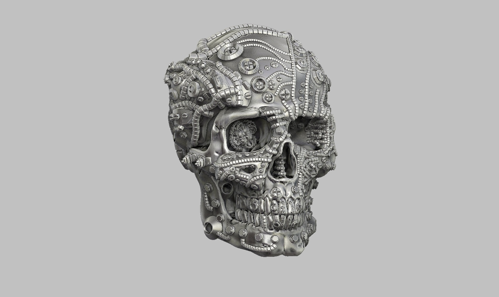 SKULL ROBOT A01