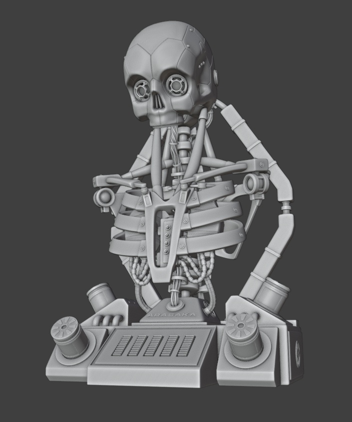 Cyberpunk skeleton cyberware