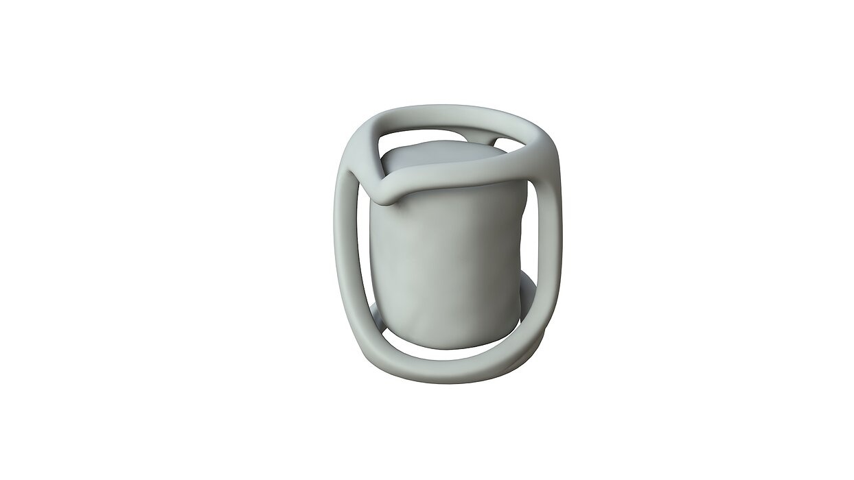 SciFi Shape Object Low Poly
