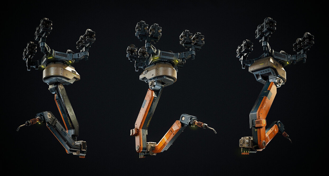 Next generation four-way axis robotic arm