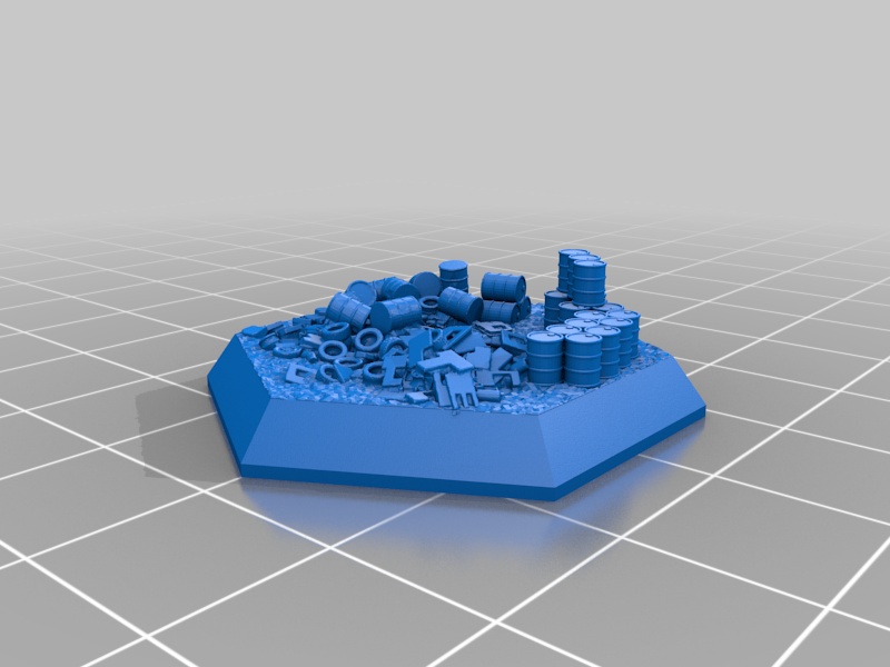 Hex Base - Urban Rubble Set