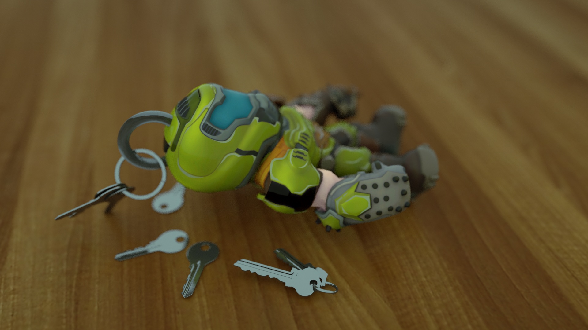 DOOM SLAYER KEYCHAIN