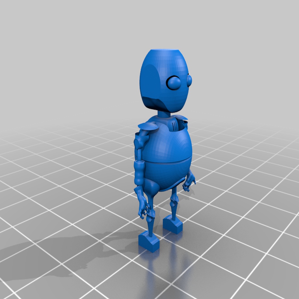 cartoon robot