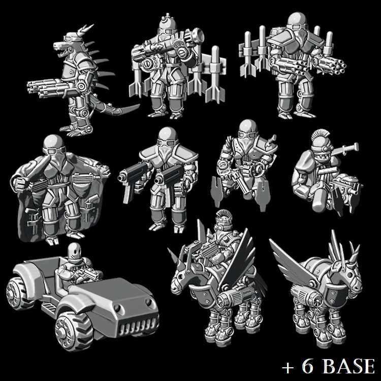 BIG ROBOT PACK 2 - ONLY FOR 9.99€! (32MM SCALE, SCALEABLE)