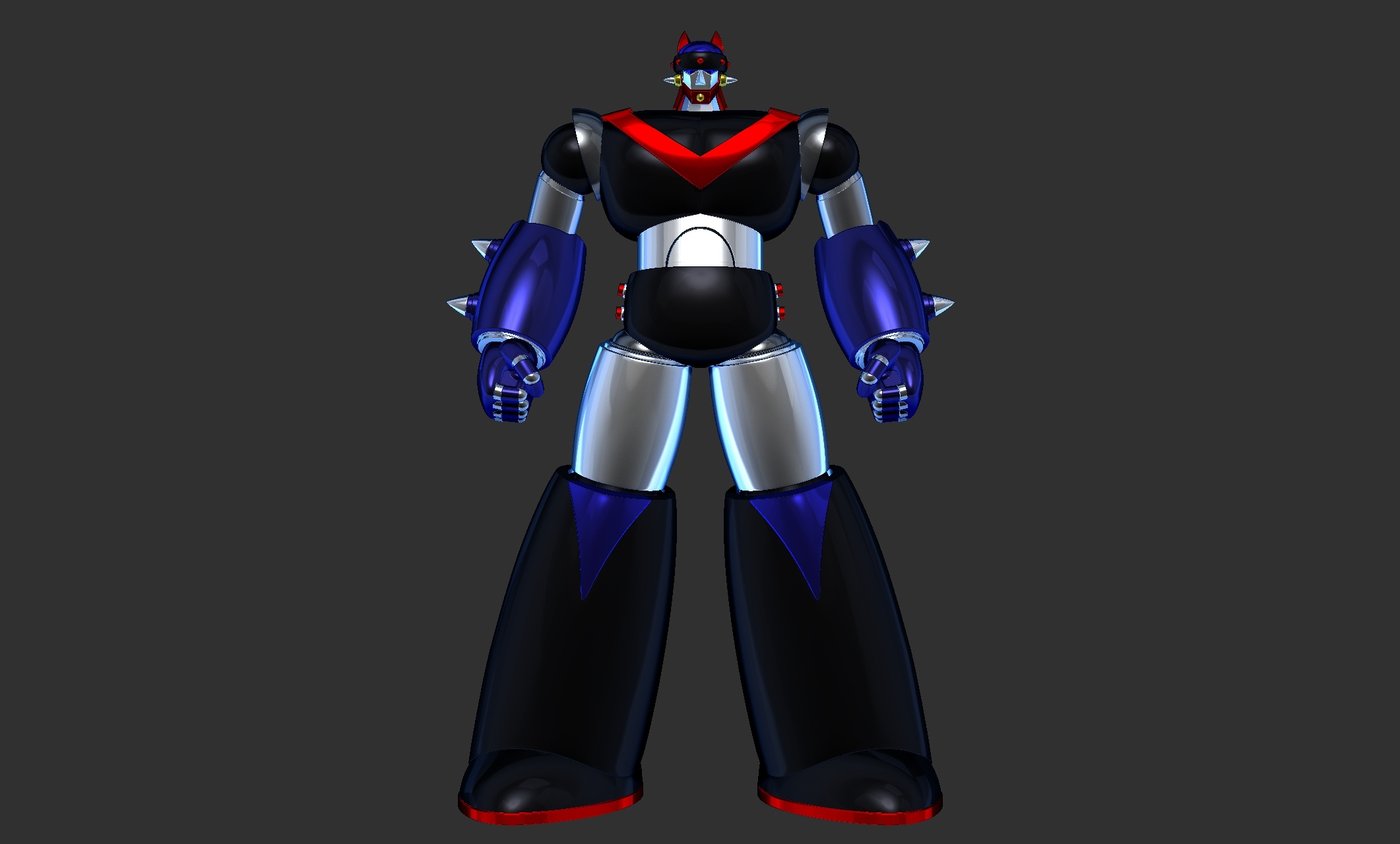 ROBOT TAEKWON V FAN ART KOREAN VERSION 3D PRINT MODEL