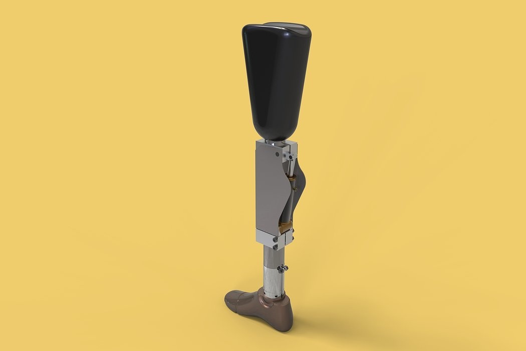 ARTIFICIAL PNEUMATIC PROSTHETIC LEG