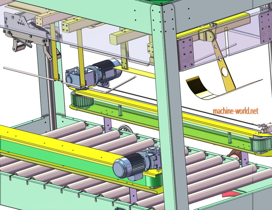 industrial 3D model Automatic cartoning machine