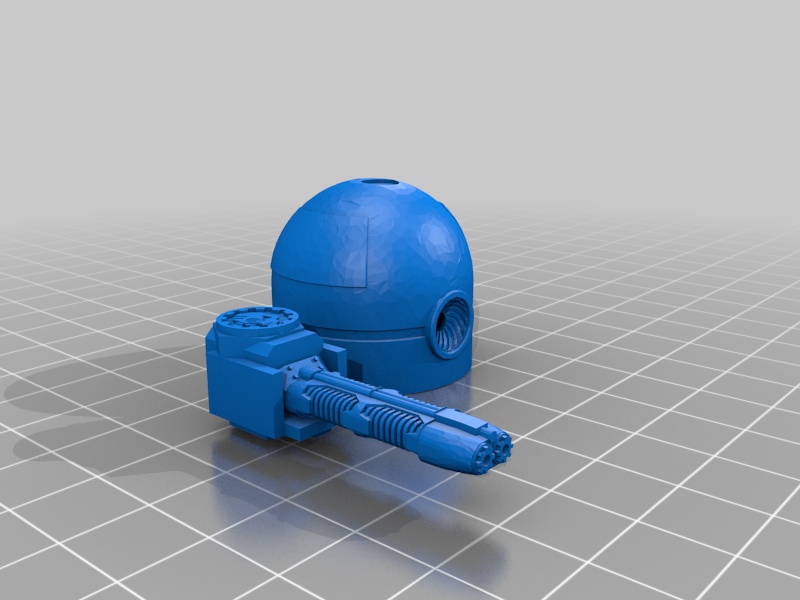 desk o bot with plasma cannons