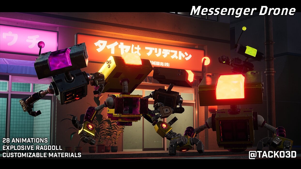 Messenger Drone - Customizable Drone Character