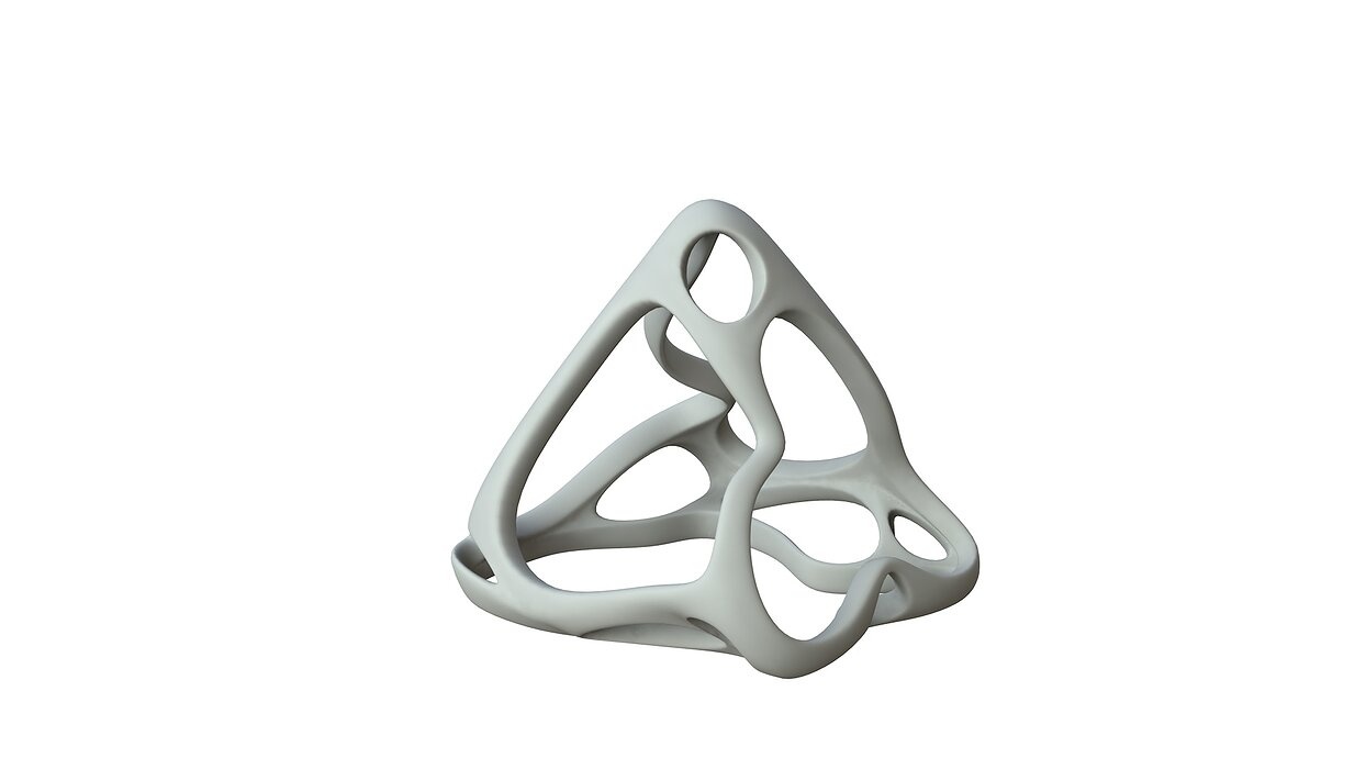 SciFi Cube Object No 64453 Low Poly Shape