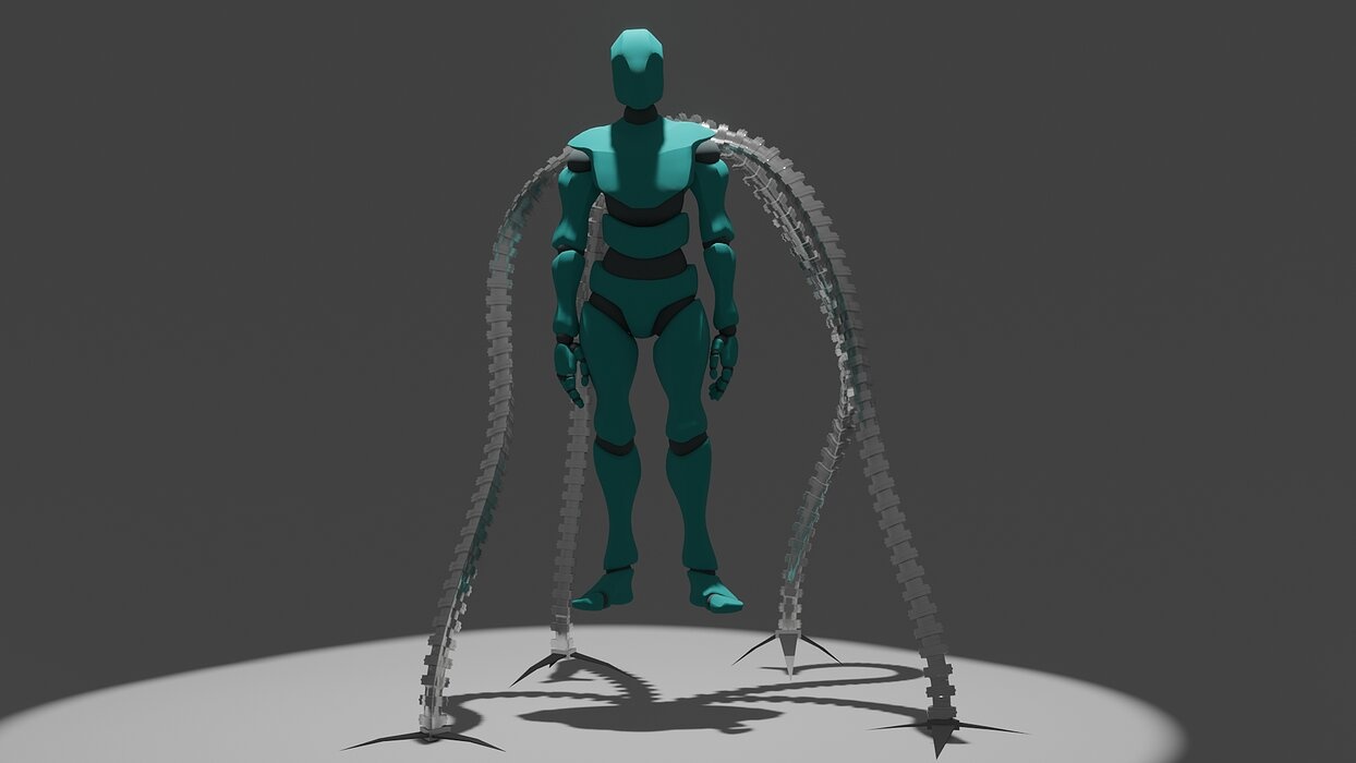 Doc Ock Style Robotic Arms