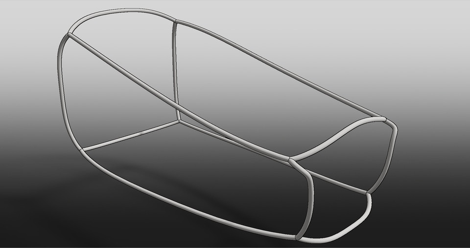 Human Drone Tube Frame