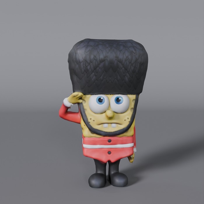 spongebob sculpture