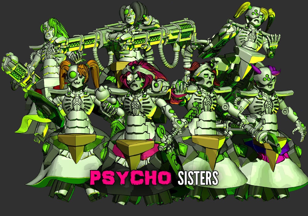 CUTIECRON PSYCHO SISTERS