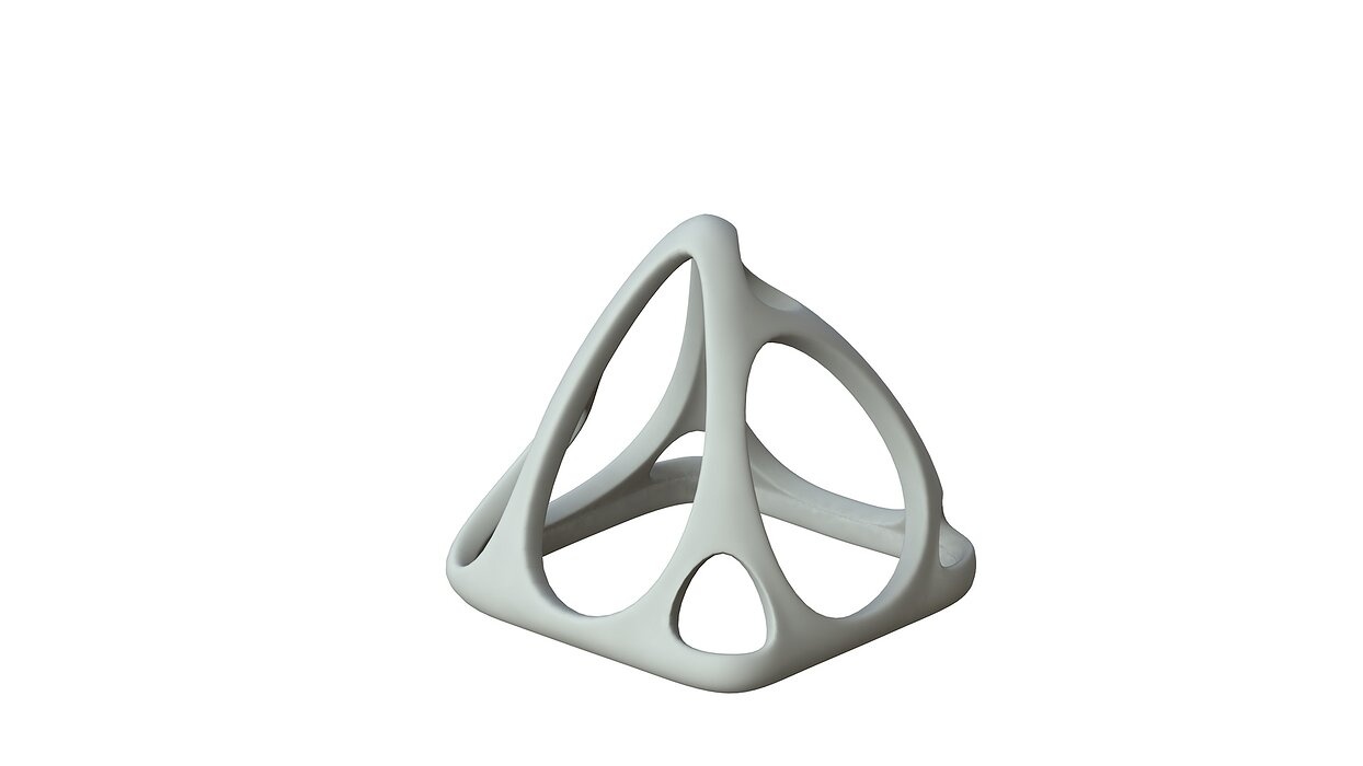 SciFi Cube Object No 58729 Low Poly Shape