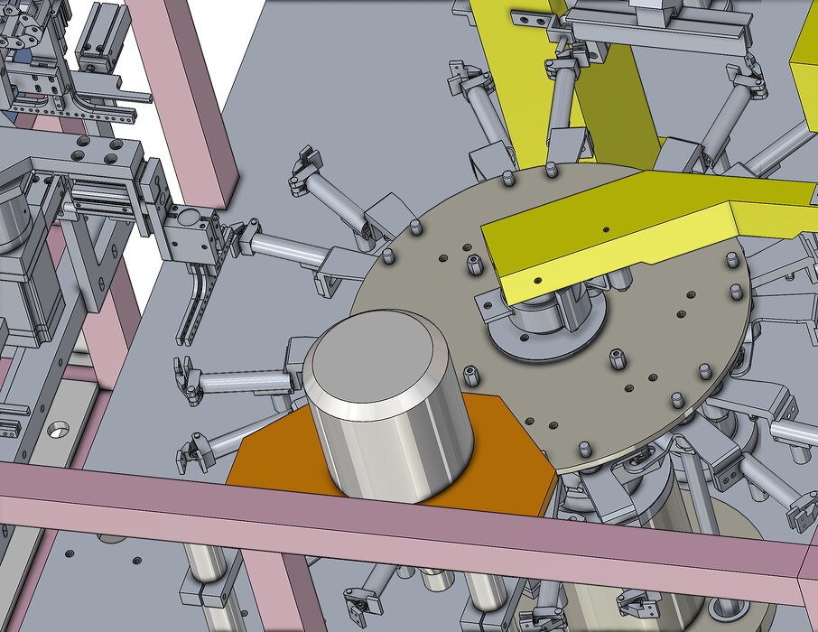 industrial 3D model Bag vacuum packaging machine