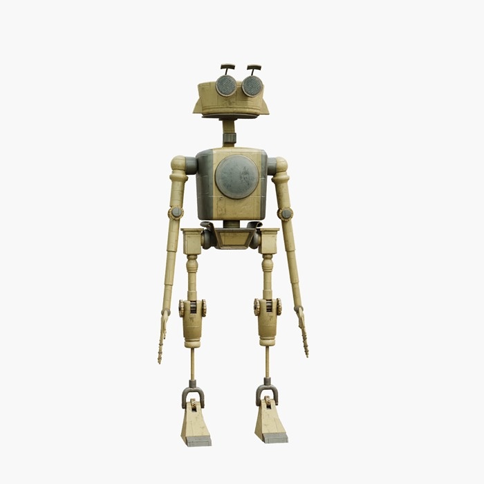 Robot Humanoid-A1 rigged
