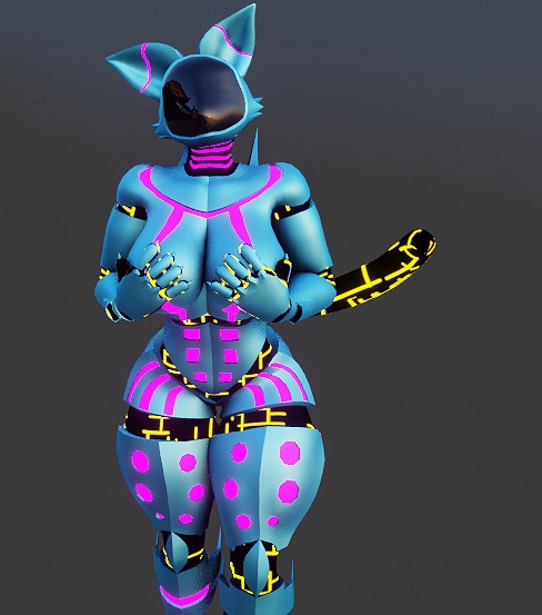 MegKat 3D Model furry NSFW SFW
