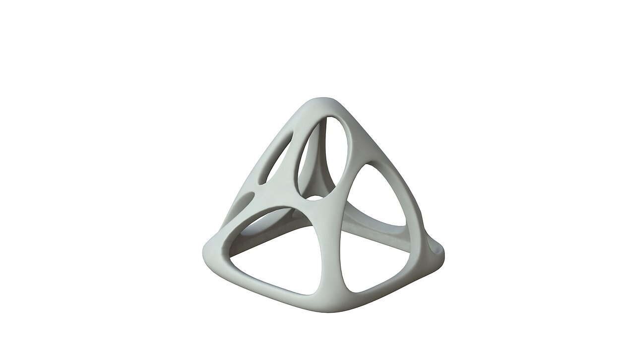 SciFi Cube Object No 58391 Low Poly Shape