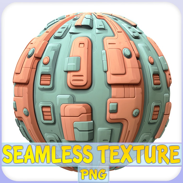 SciFi Seamless Texture