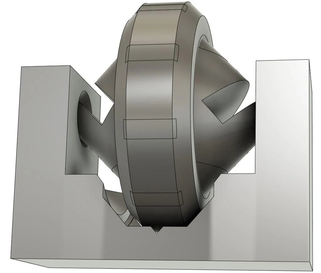 Conical Wheel - Snap In Place