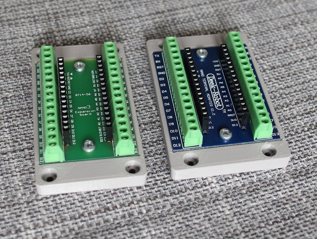 Base for Arduino NANO Expansion board and Terminal Adapter Deek-Robot