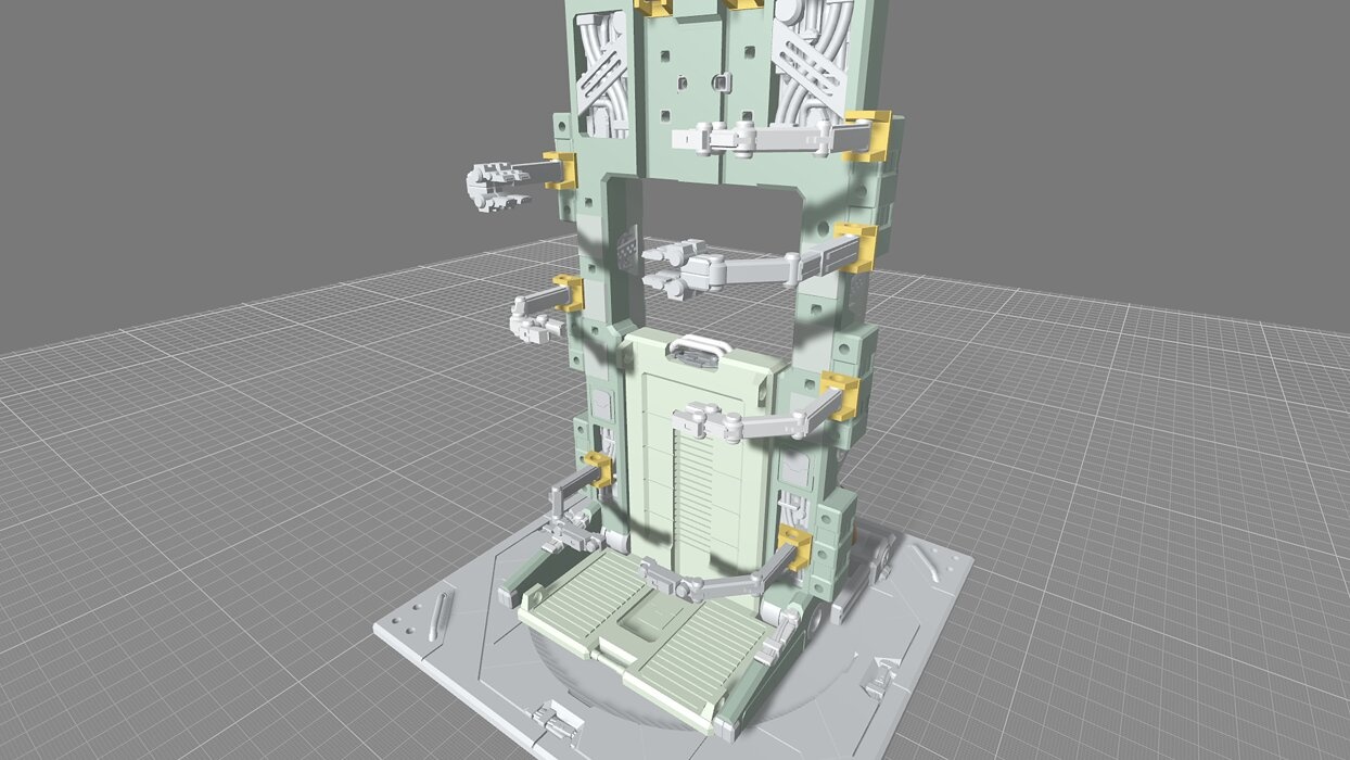 MGMHB08FMC Full Mechanic Details Mech Hangar MG