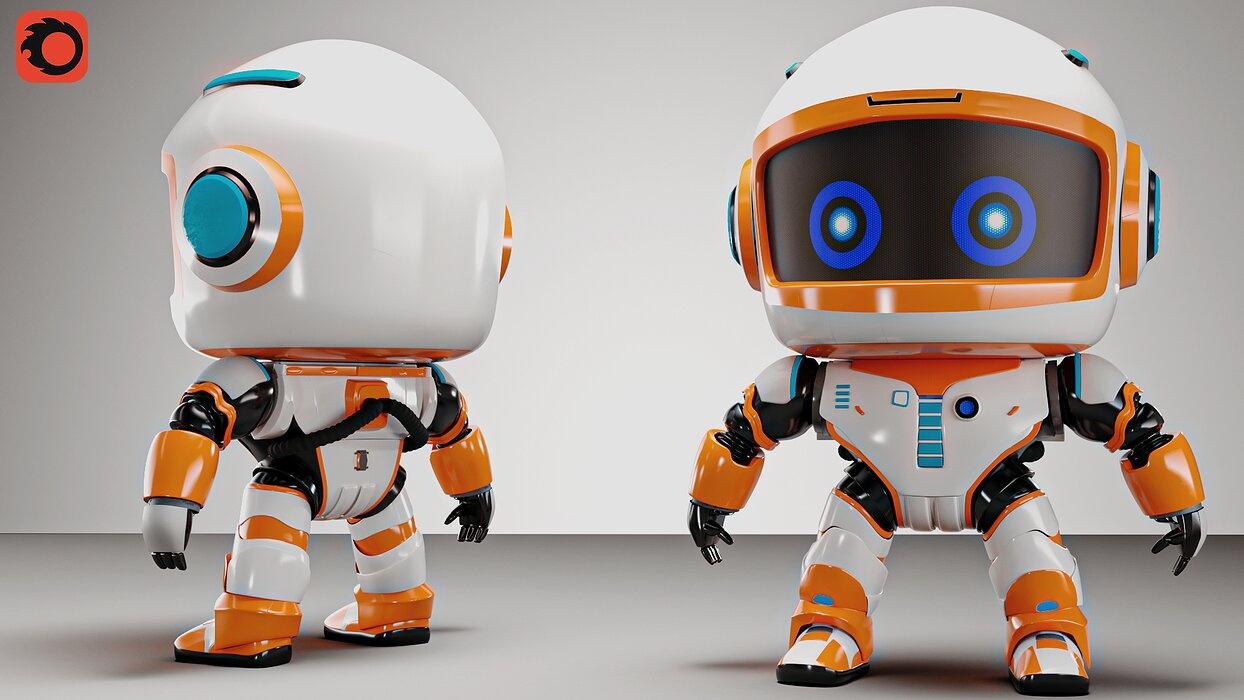 Robot in space