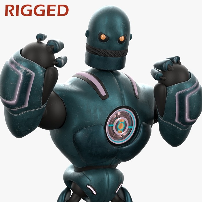 Robotic Character MAXIMUS WITH RIG