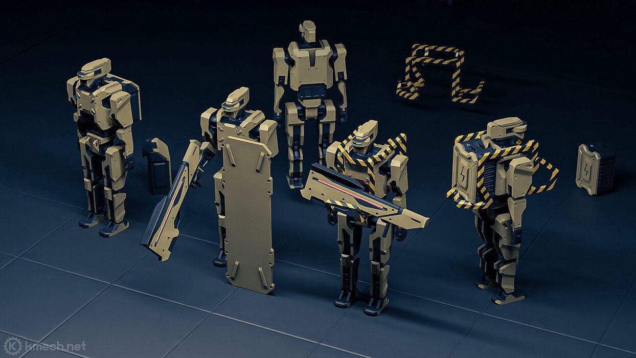 Humanoid robot Articulated