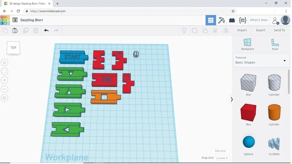 Coding Tiles Dazzling Blorr