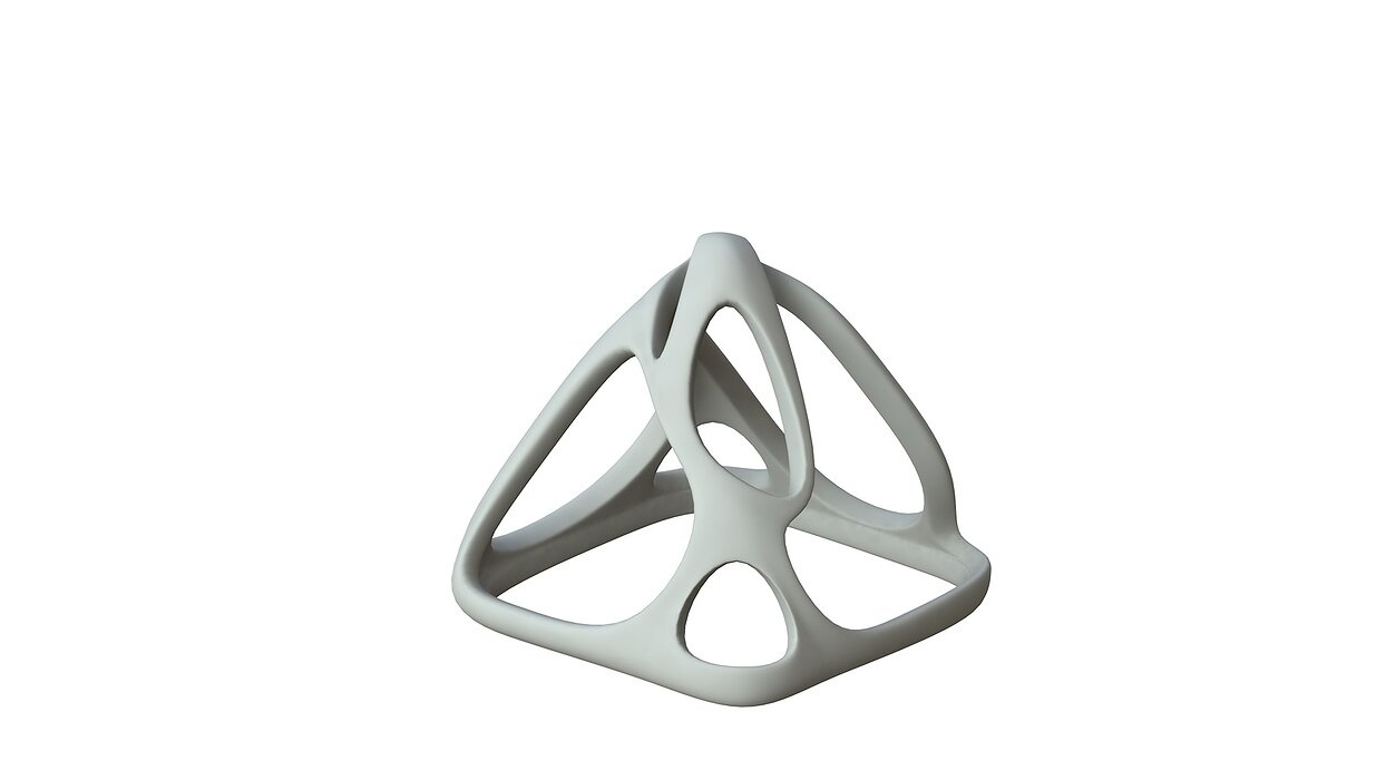 SciFi Cube Object No 58823 Low Poly Shape