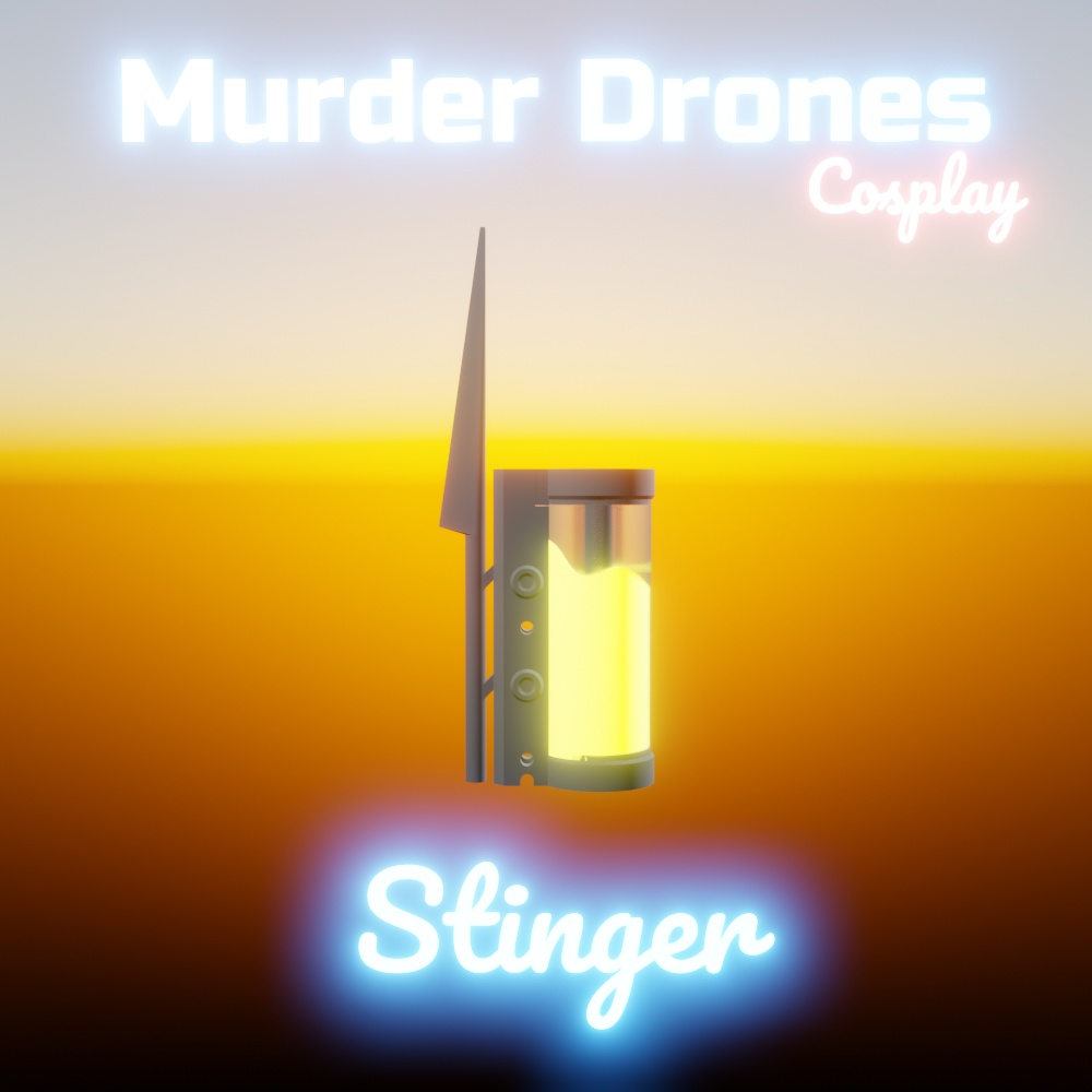 STINGER - MURDER DRONES ACID TAIL SPIKE FOR COSPLAY