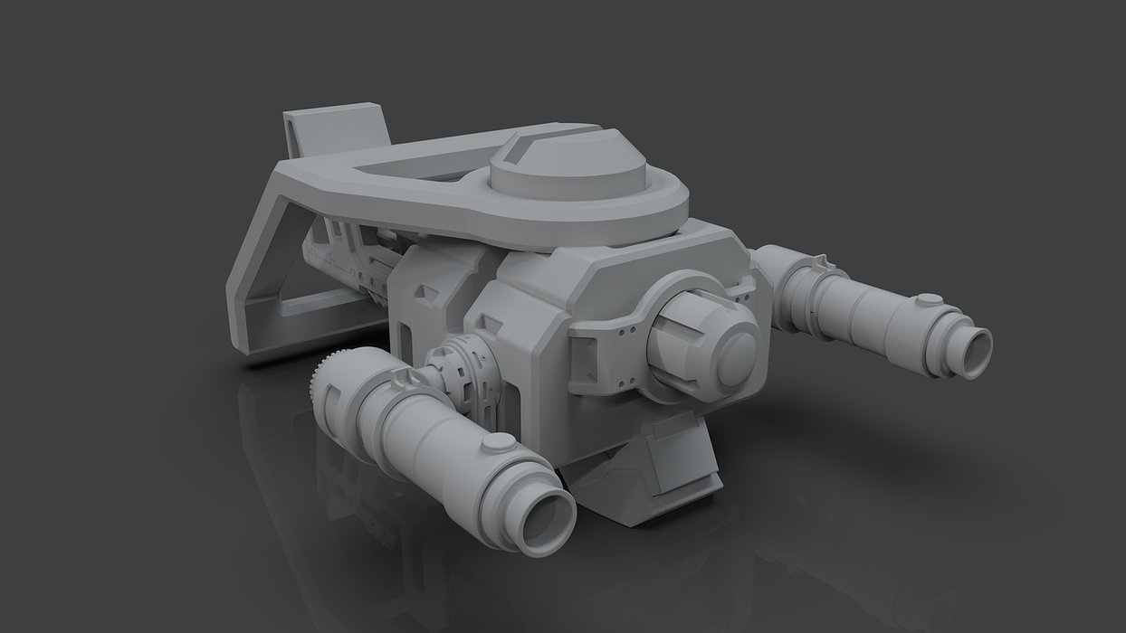 Sci-Fi Drone - 5 - Untextured