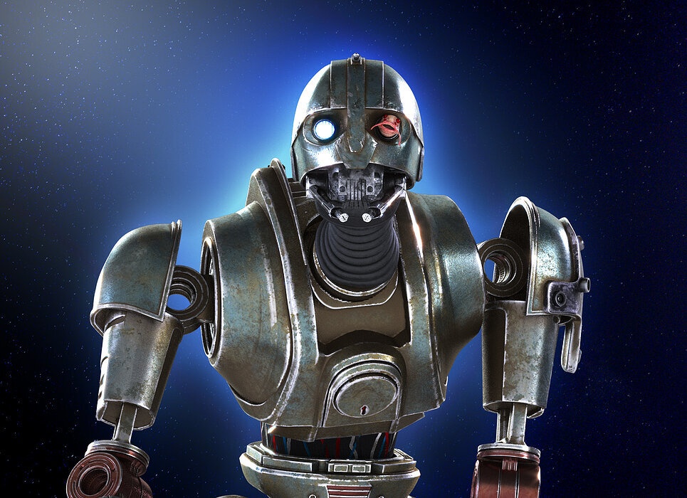 SM-33 DROID STATUE 3D PRINT MODEL SKELETON CREW