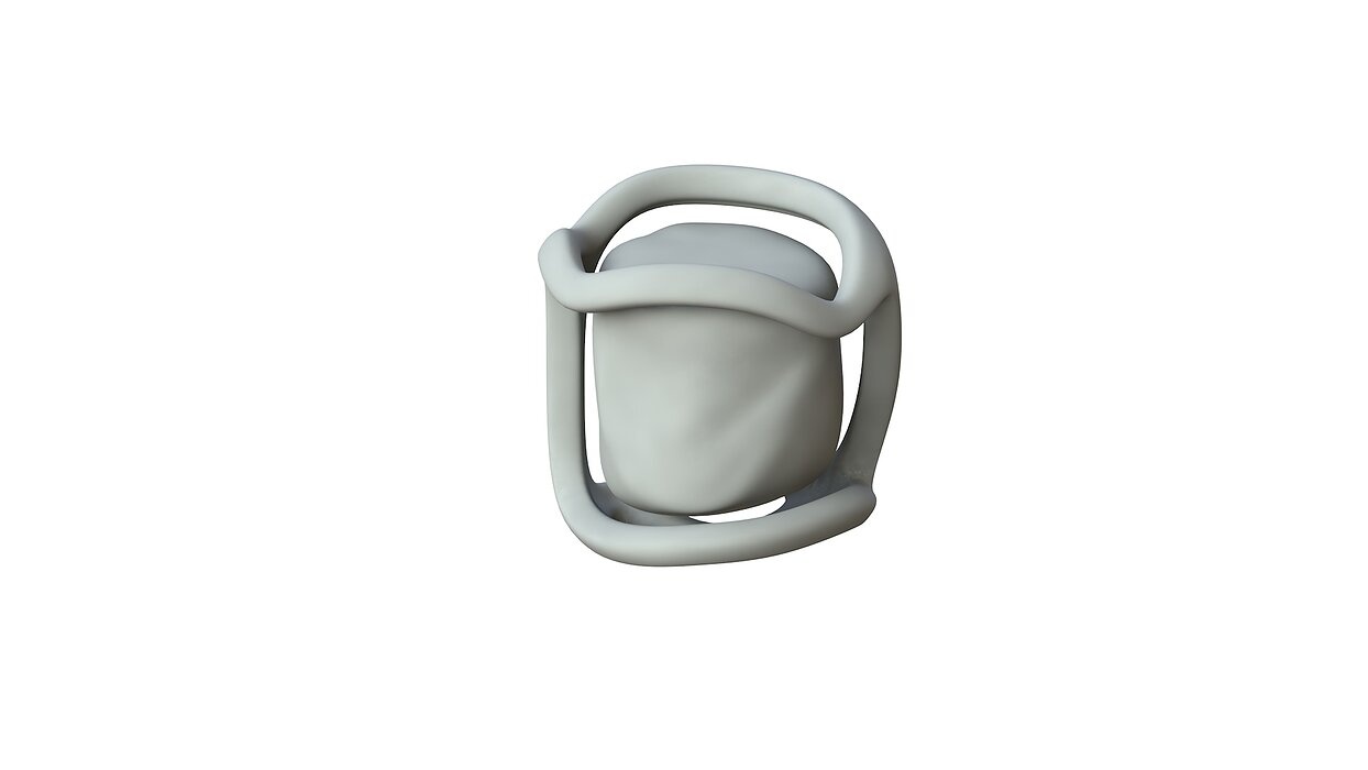 SciFi Shape Object Low Poly 123