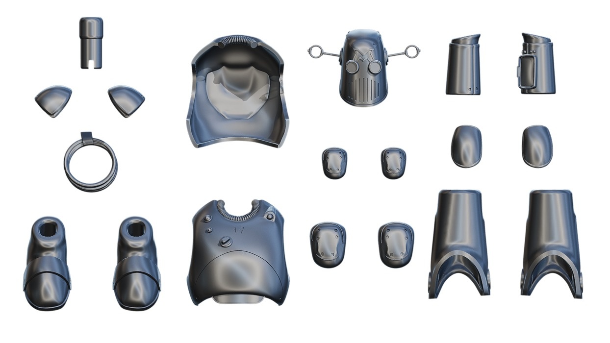 Fallout 4 - The Mechanist 3D print kit