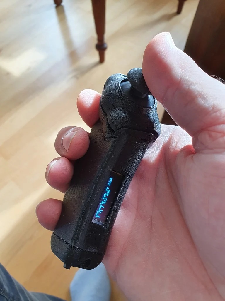 BTRemote 4/5 Axis, One handed Remote Control Joystick with Gyroscope, Bluetooth, display