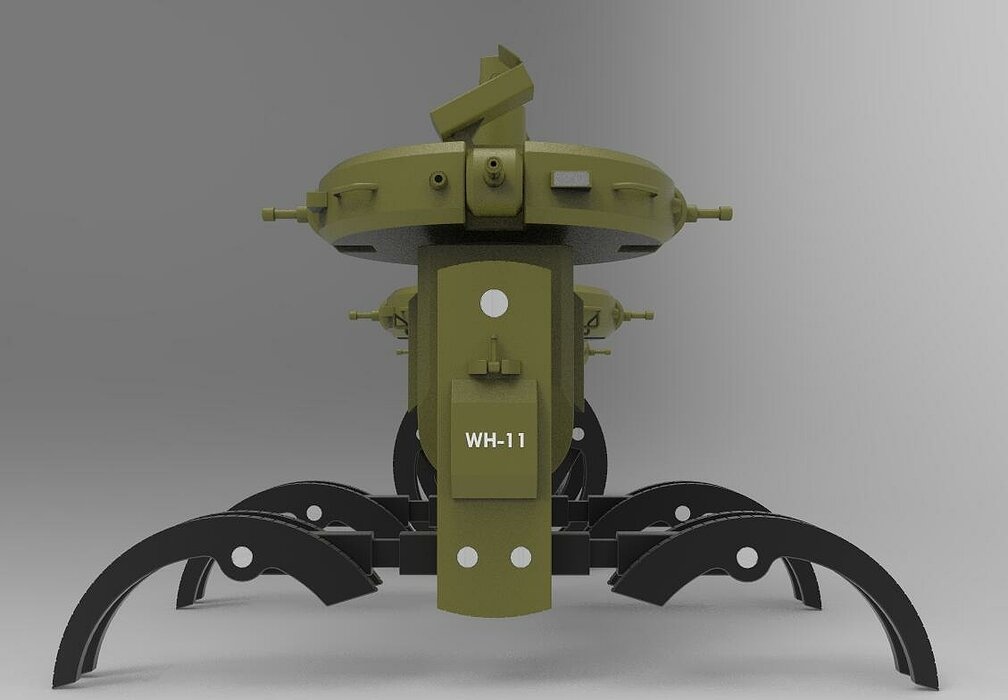 All terrain combat robot
