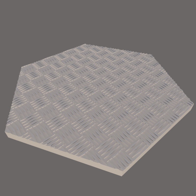 DIAMOND STEEL TOP FOR MODULAR HEXBASES