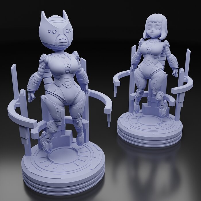 CUTE ROBOT GIRL