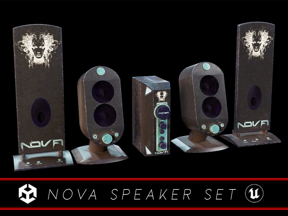 Sci-Fi Nova Speaker Set